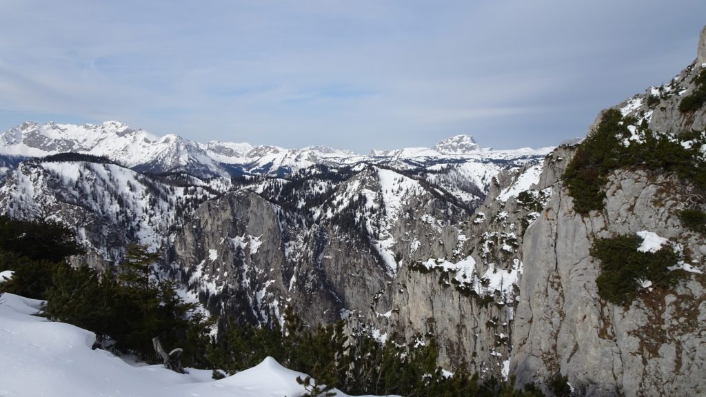 View from Peter Meissl Steig (saddle)