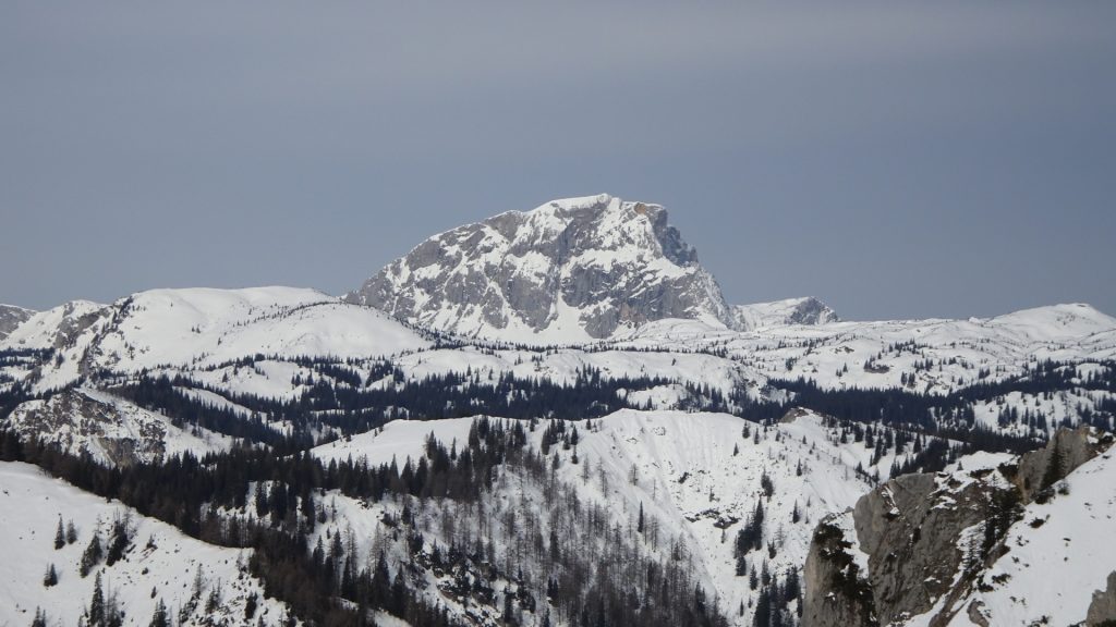 View from the saddle towards "Brandstein"