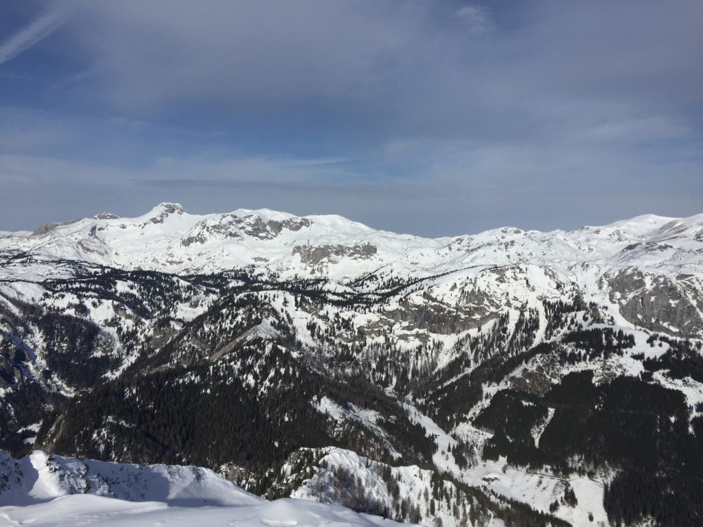 View from Messnerin peak