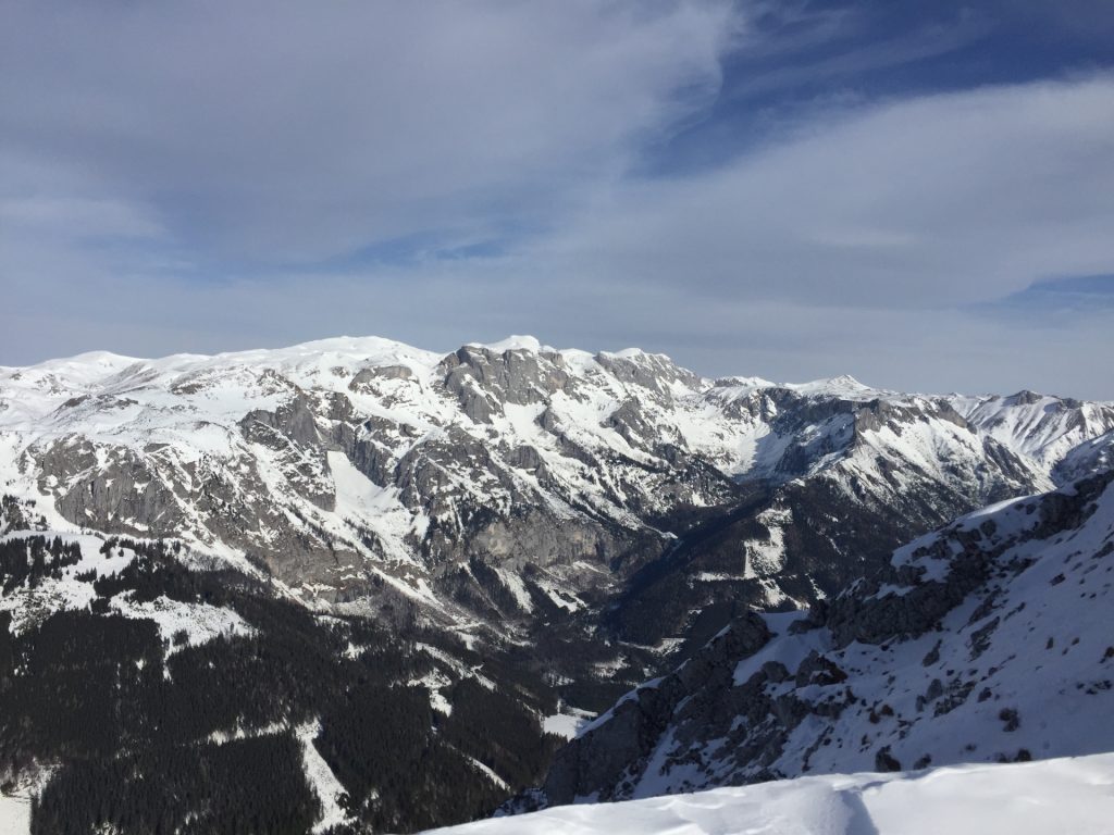 View from Messnerin peak