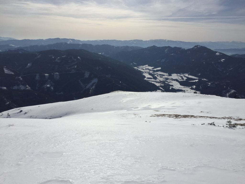 View from Messnerin peak