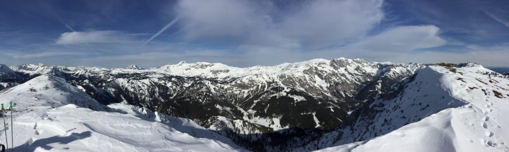 View from Messnerin peak