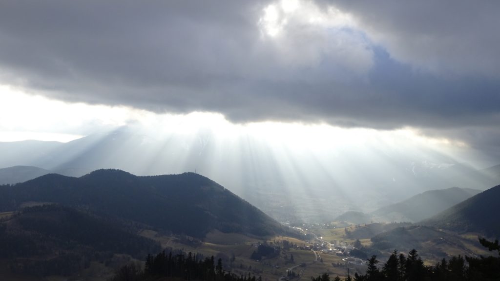 Impressive view towards "Rax/Schneeberg"