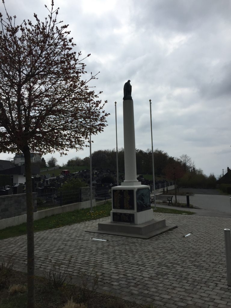 Memorial next to the cemetery 