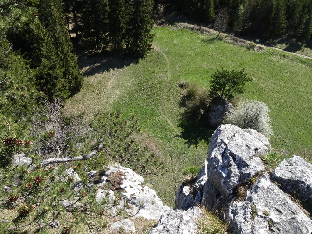 At the top of Hausstein