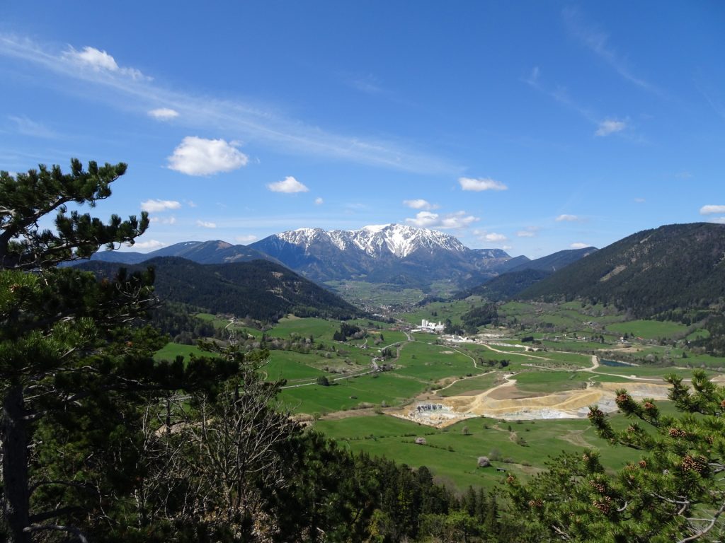 Schneeberg seen from the top of Hausstein