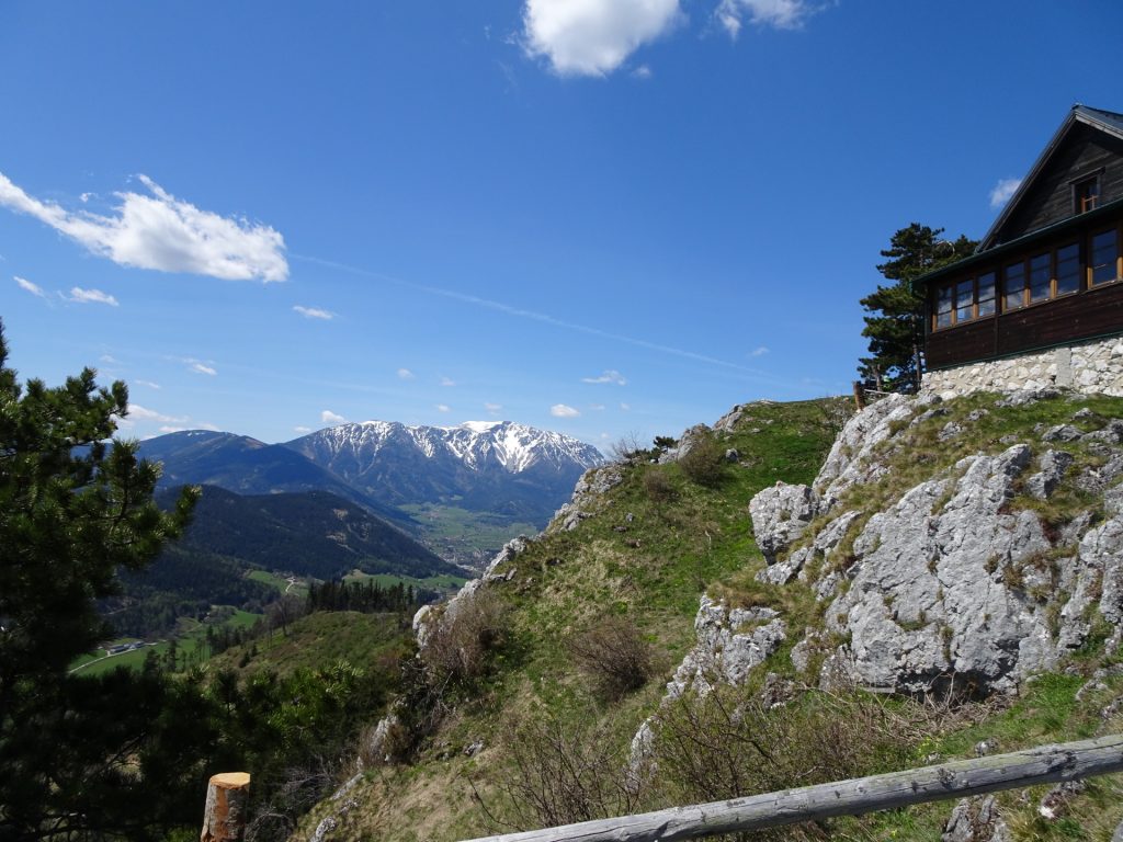 Schneeberg seen from the "Gelände"