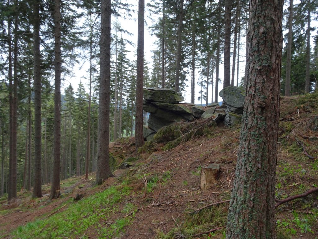 Rock next to the "Schindelsteig"