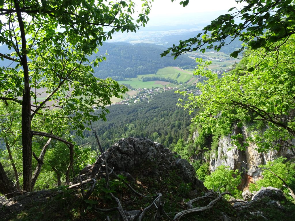 View from the trail towards "Hubertushaus"