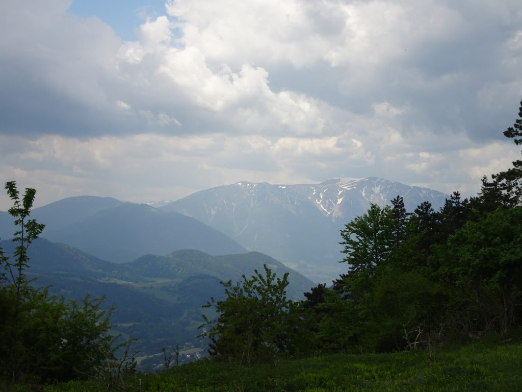 View towards Rax / Schneeberg from Eicherthütte