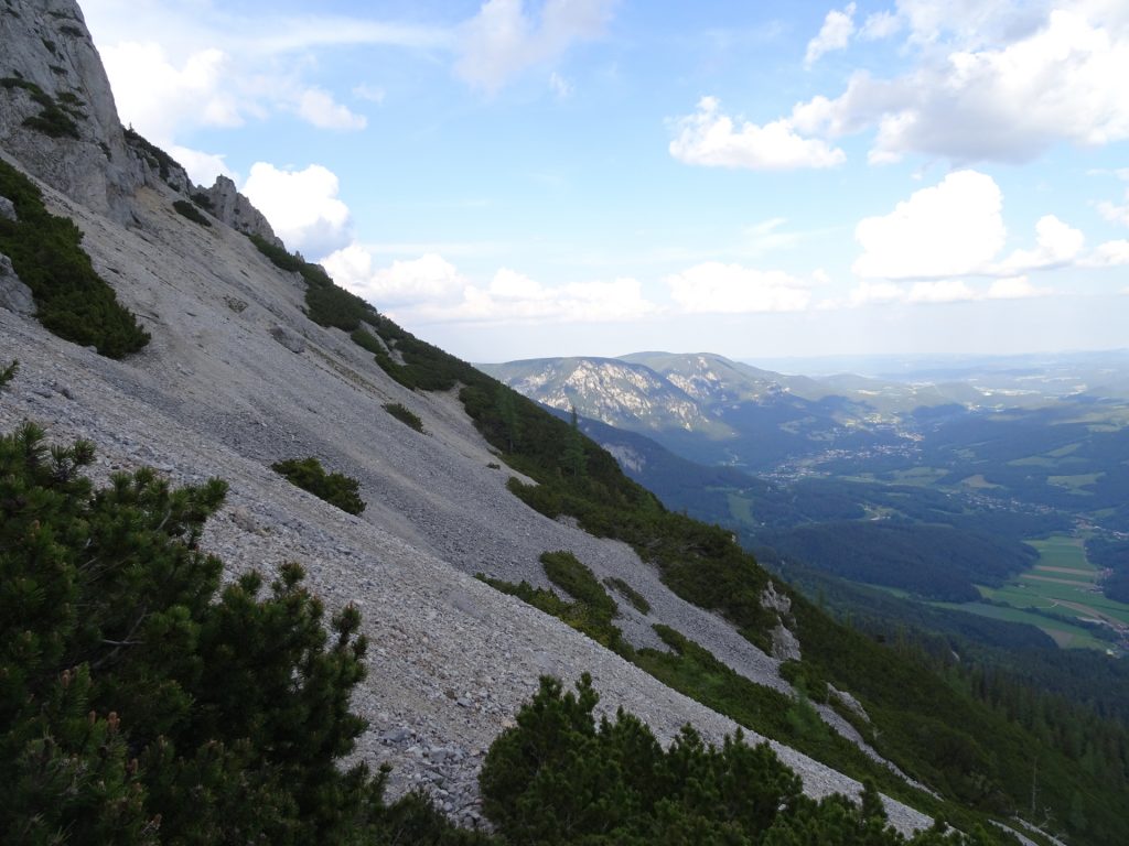 View from the "Preinerwand-Steig"