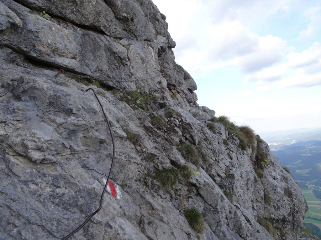 Again, an easy via ferrata part (A/B)