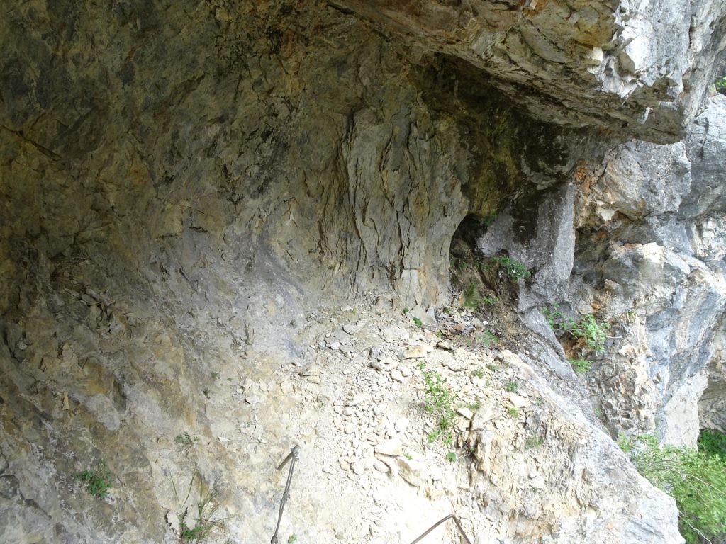 In the cave of "Teufelsbadstubensteig"