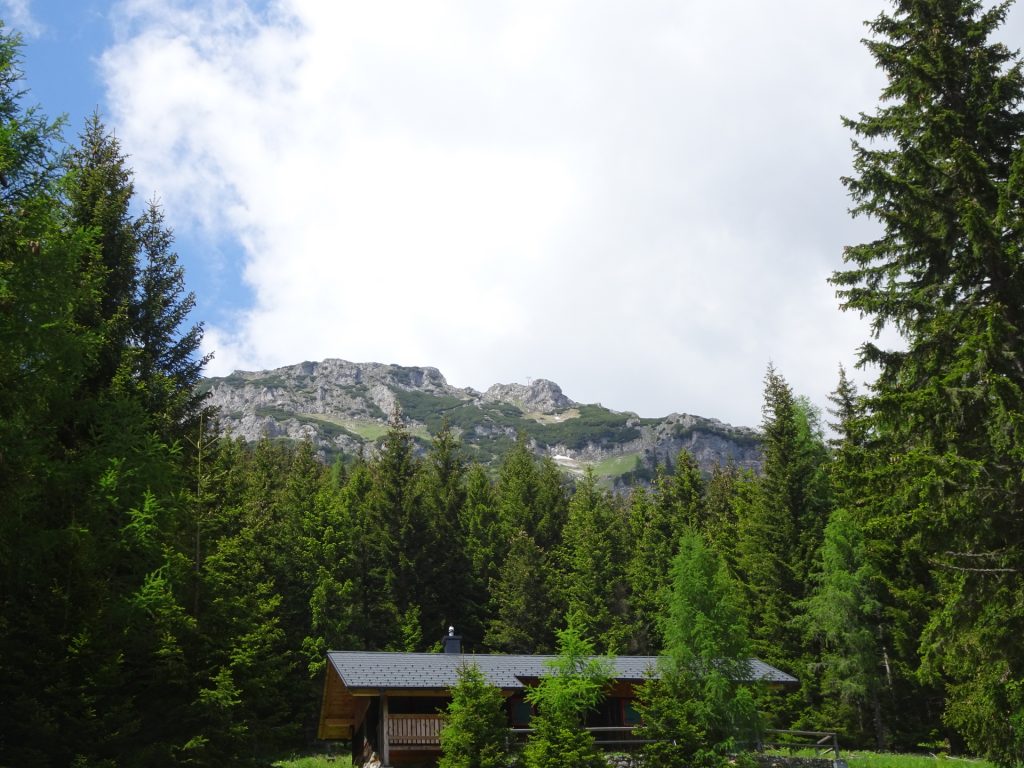 View towards Rax from the "Gflöz-Alm"