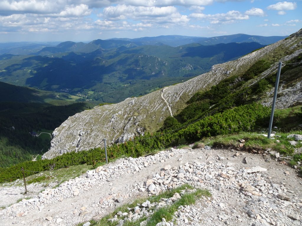 Descending via "Schlangenweg"