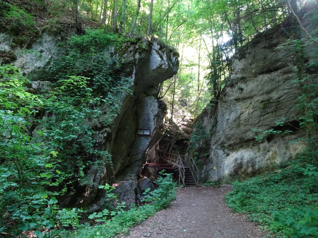 At the begin of "Steinwandklamm"