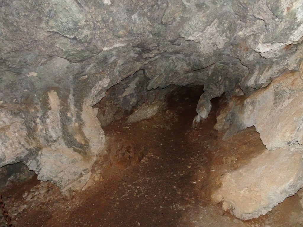 Inside the cave