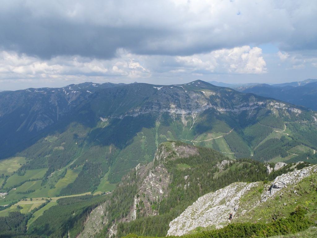 View towards "Grabner-Gupf" and "Schneealpe"