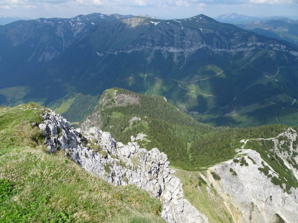 View towards "Grabner-Gupf" and "Schneealpe" from "Gamseck"