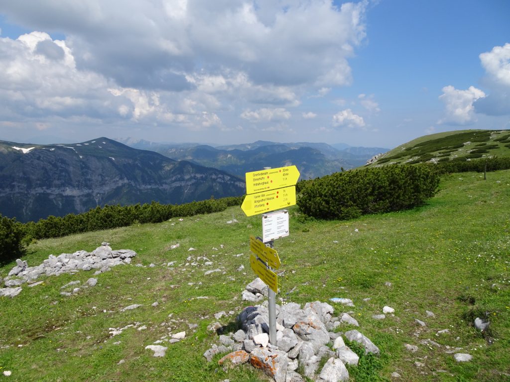 Descending via "Altenberger Steig"