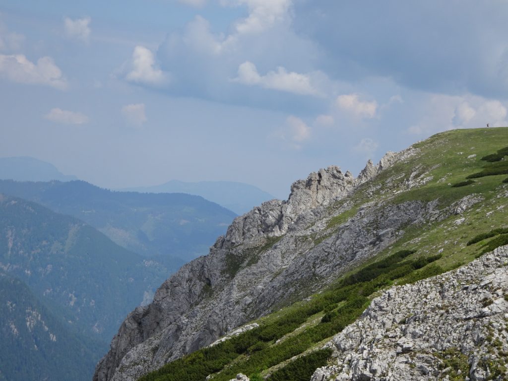 The "Wildes Gamseck" seen from "Altenberger Steig"