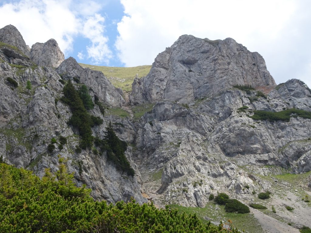 View from the trail towards "Fuchsloch"