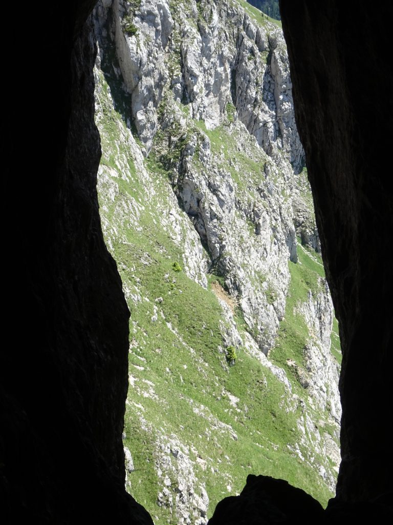 The other end of the cave