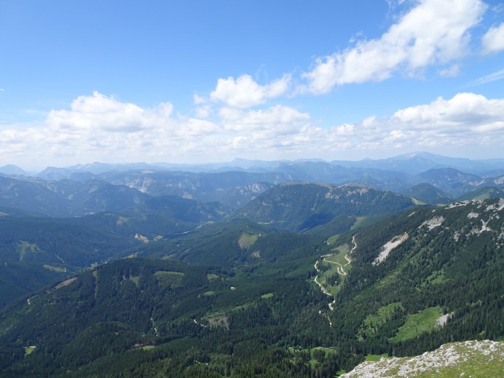 Amazing view from the "Hohe Veitsch" summit
