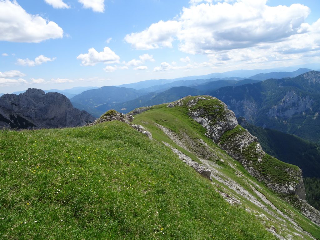 View back from the saddle towards "Wetzsteinkogel"