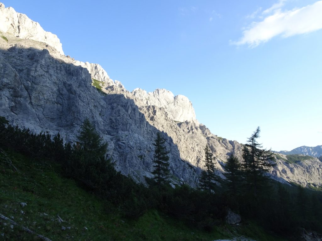 Mountain scenery seen from "Trawiesalm"