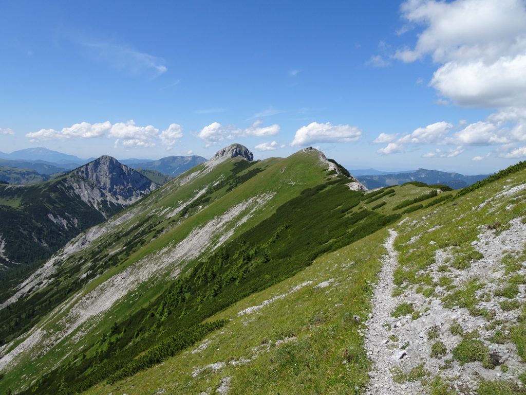On the ridge towards "Kleine Mitterbergwand"