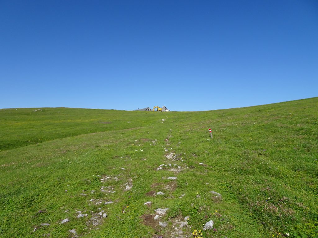 Approaching the "Lurgbauerhütte"