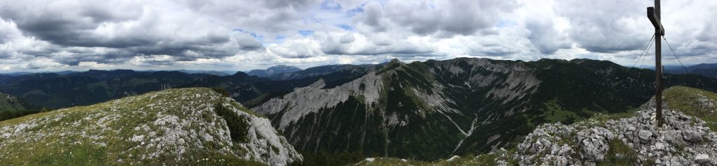 Impressive panoramic view from "Donnerwand"