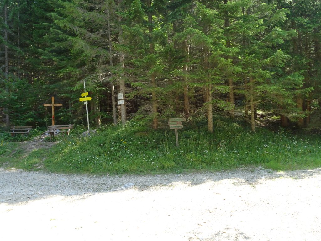 At "Klammhöhe", turn right here