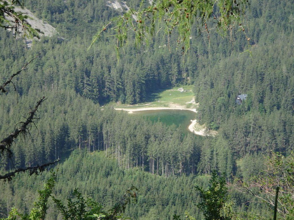 The "Grüner See" seen from the view point