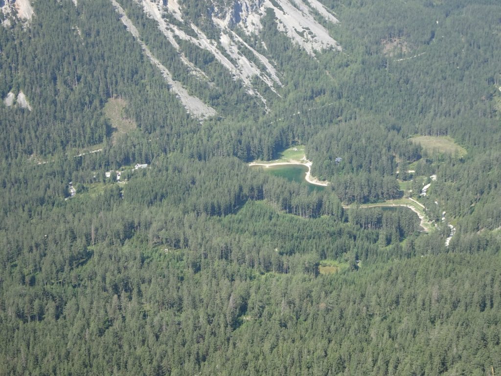 The "Grüner See" from the upper "Kamplriedl"