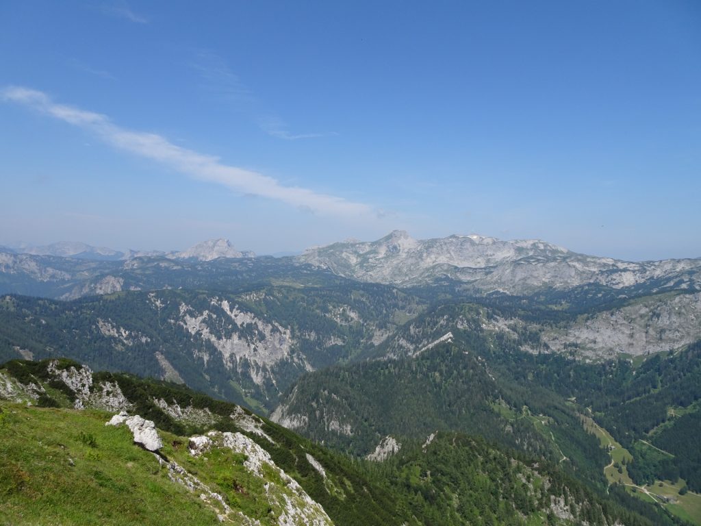 View from "Messnerin" ("Brandstein" on the left, "Ebenstein" in the middle)
