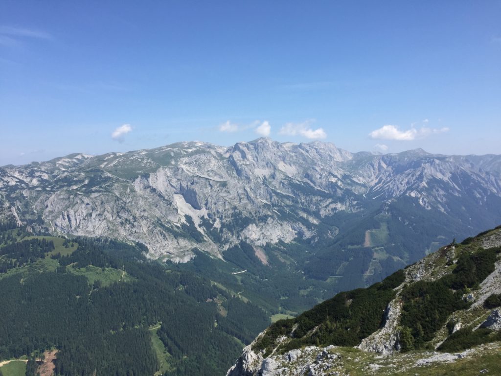 "Hochschwab" seen from "Messnerin"