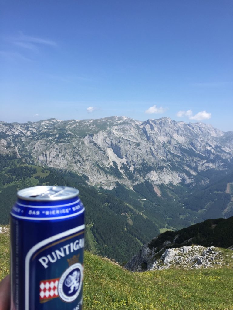 Enjoying the view towards "Hochschwab"