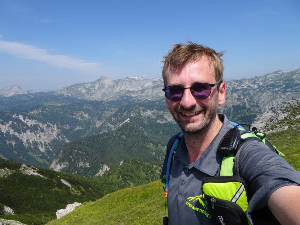 Stefan enjoys the view from "Messnerin"