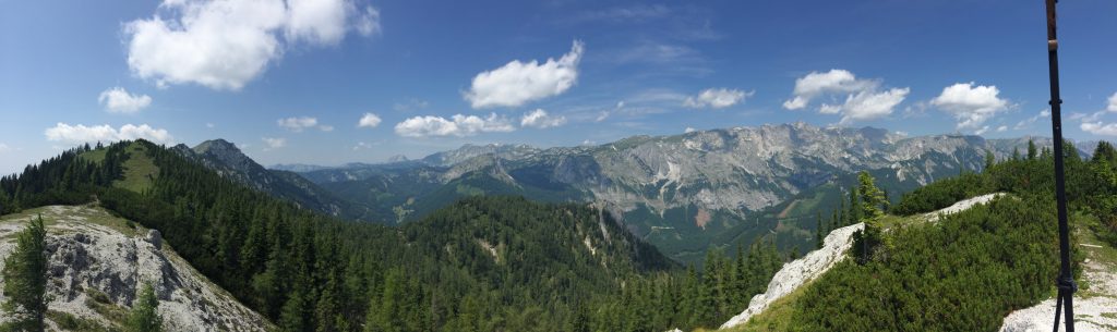 Scenic surround view from "Pillsteiner Höhe"