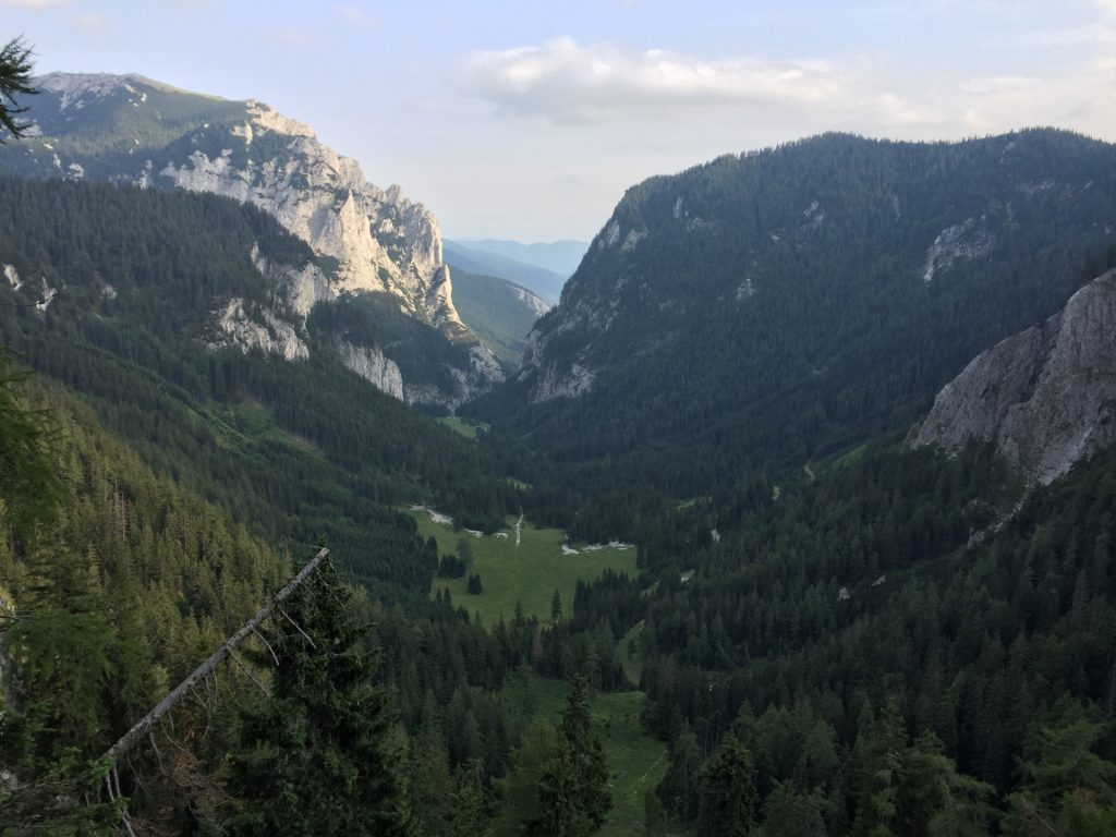 The two "Klammböden" seen from the view point