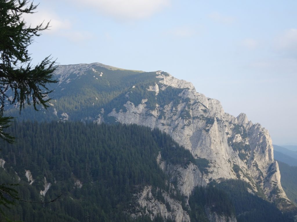 \"Messnerin\" seen from the view point at "Plotschboden"