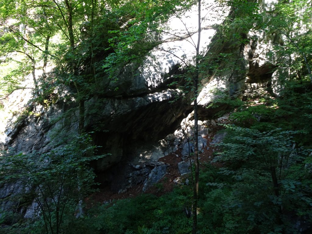 The "Weichtalhaushöhle" cave