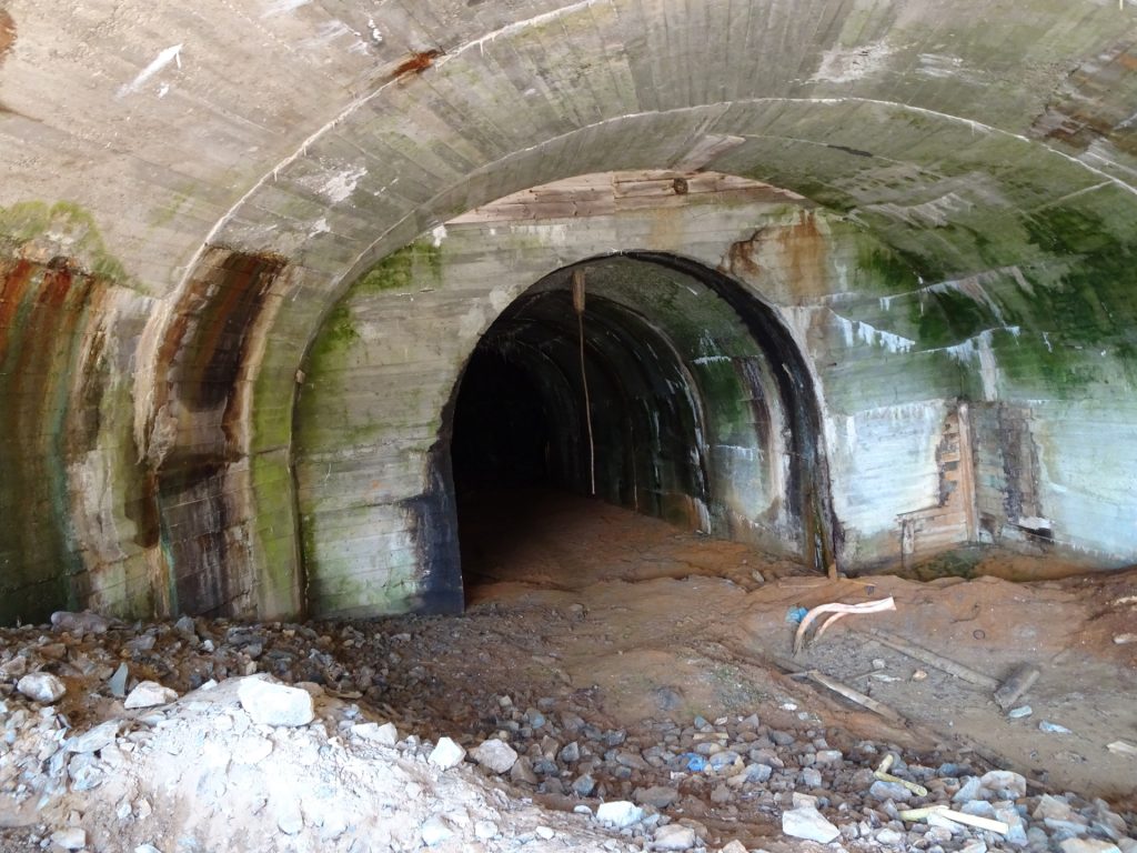 Main tunnel into the abandoned mine
