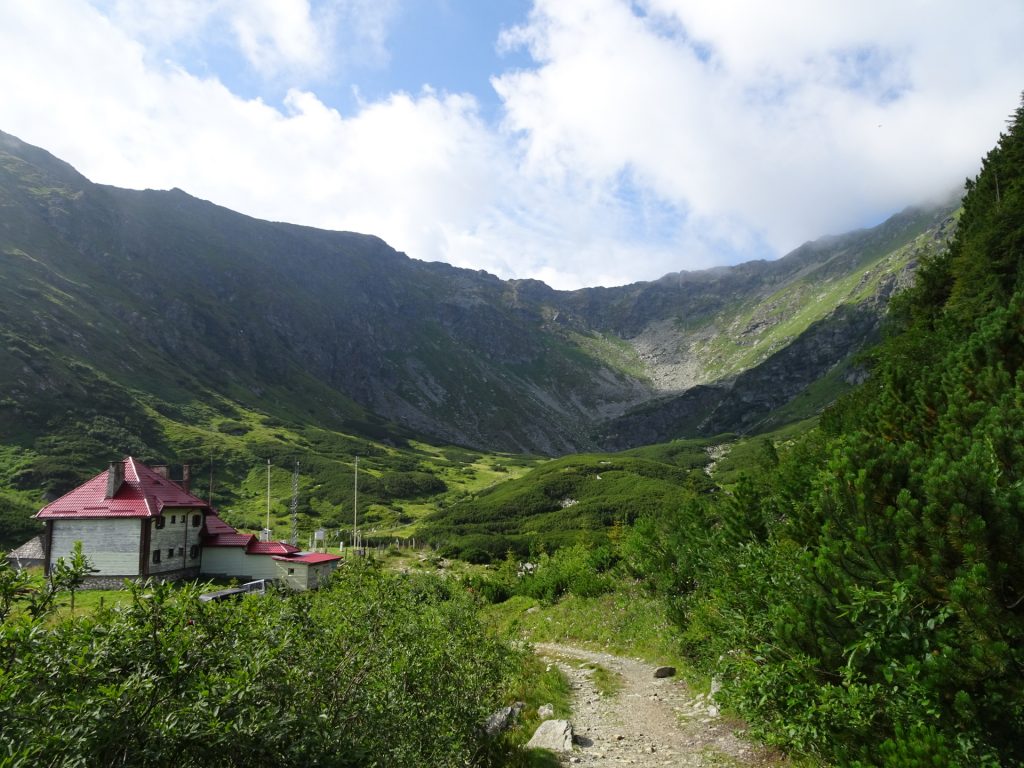 At the "Iezer" valley (approaching the weather station)