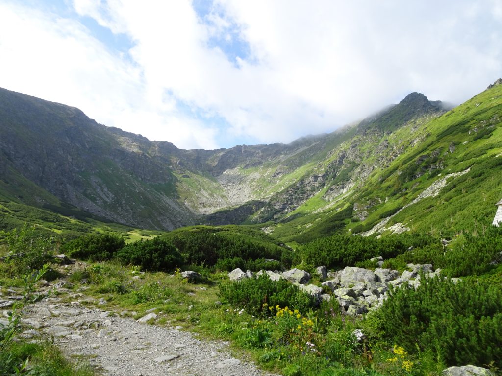 Following the trail around the weather station