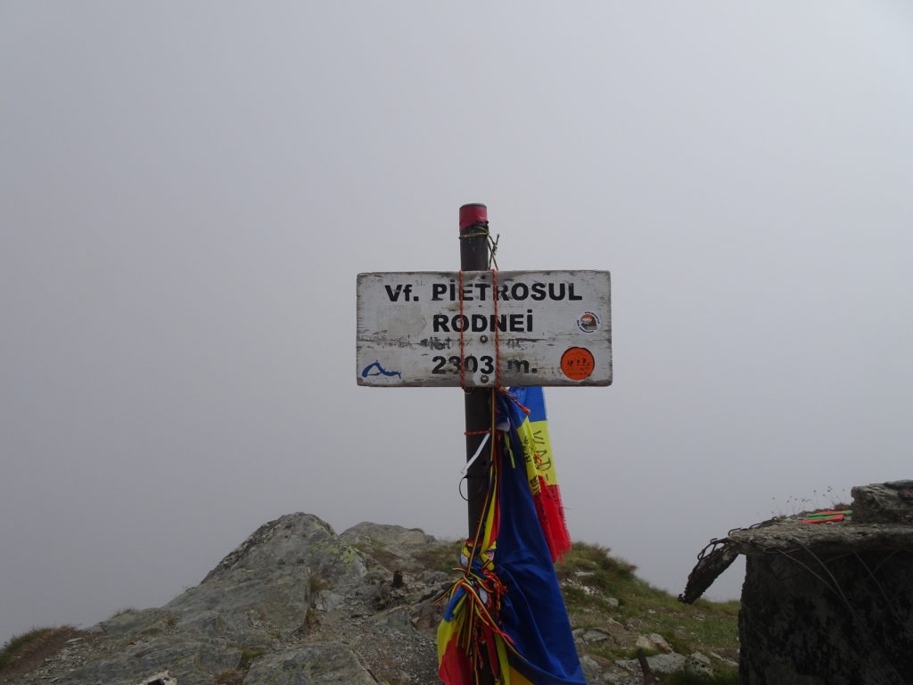 At the summit of "Pietrosul Rodnei"