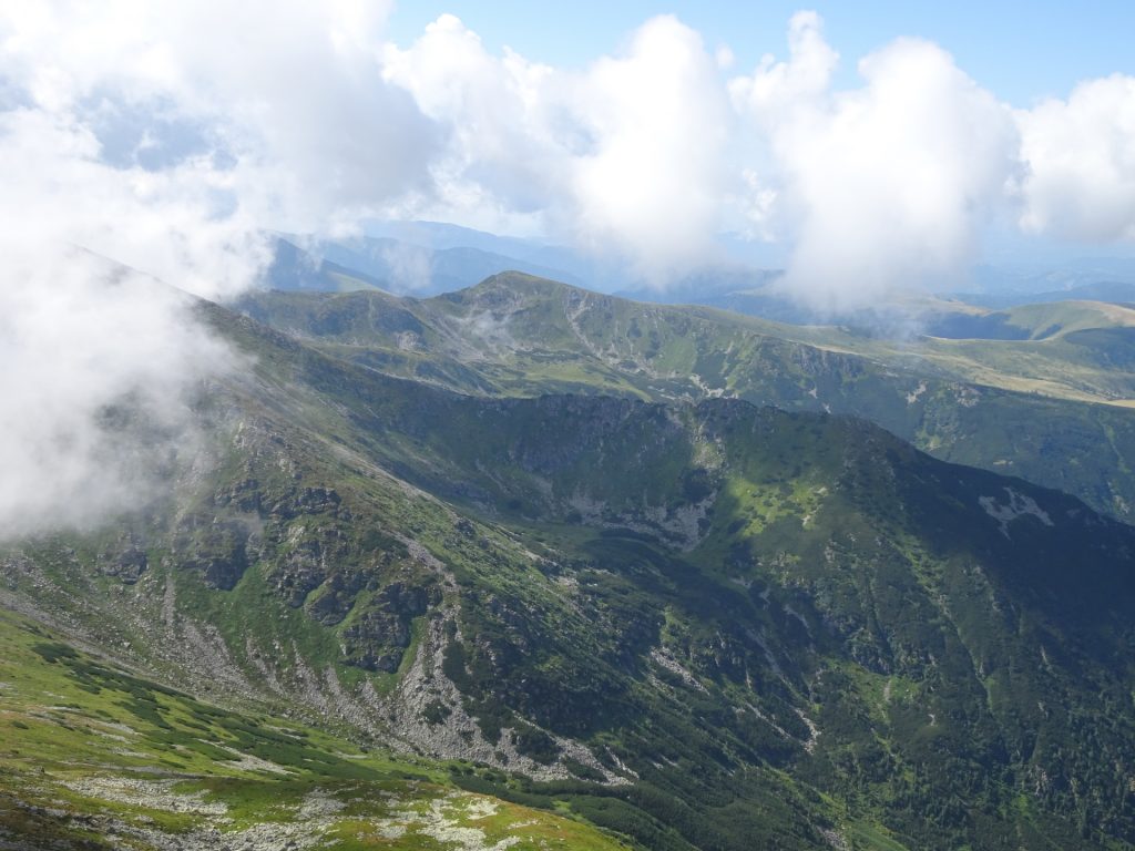 View from "Pietrosul Rodnei"