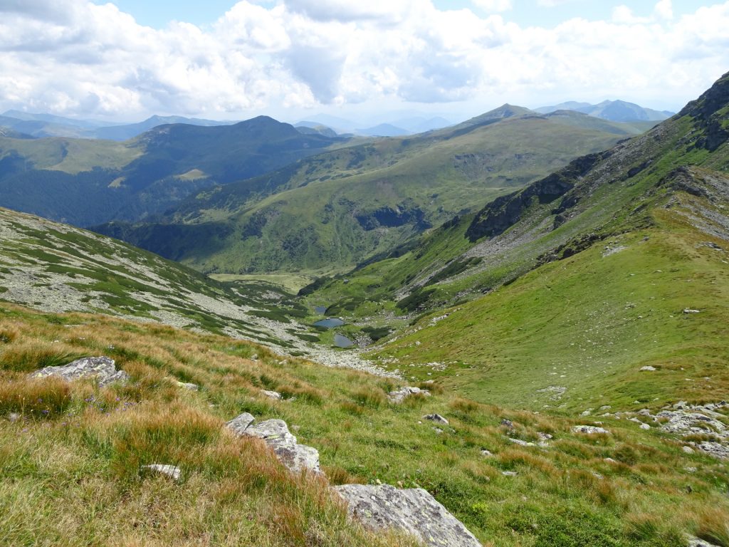 View form the trail towards the saddle